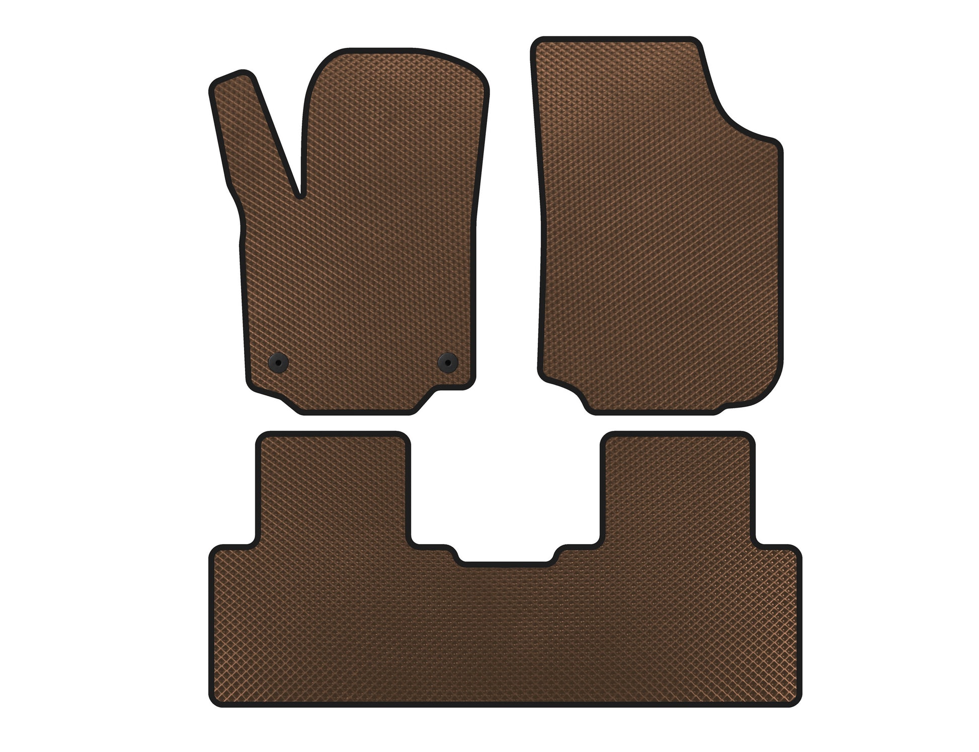 EVA Floor Mats (Brown) for GMC Terrain 2017– - image 1