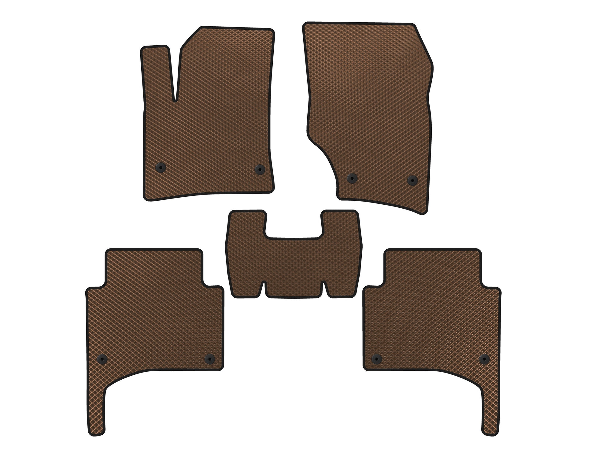 EVA Floor Mats (Brown) for Porsche Cayenne 2003–2010 - image 1