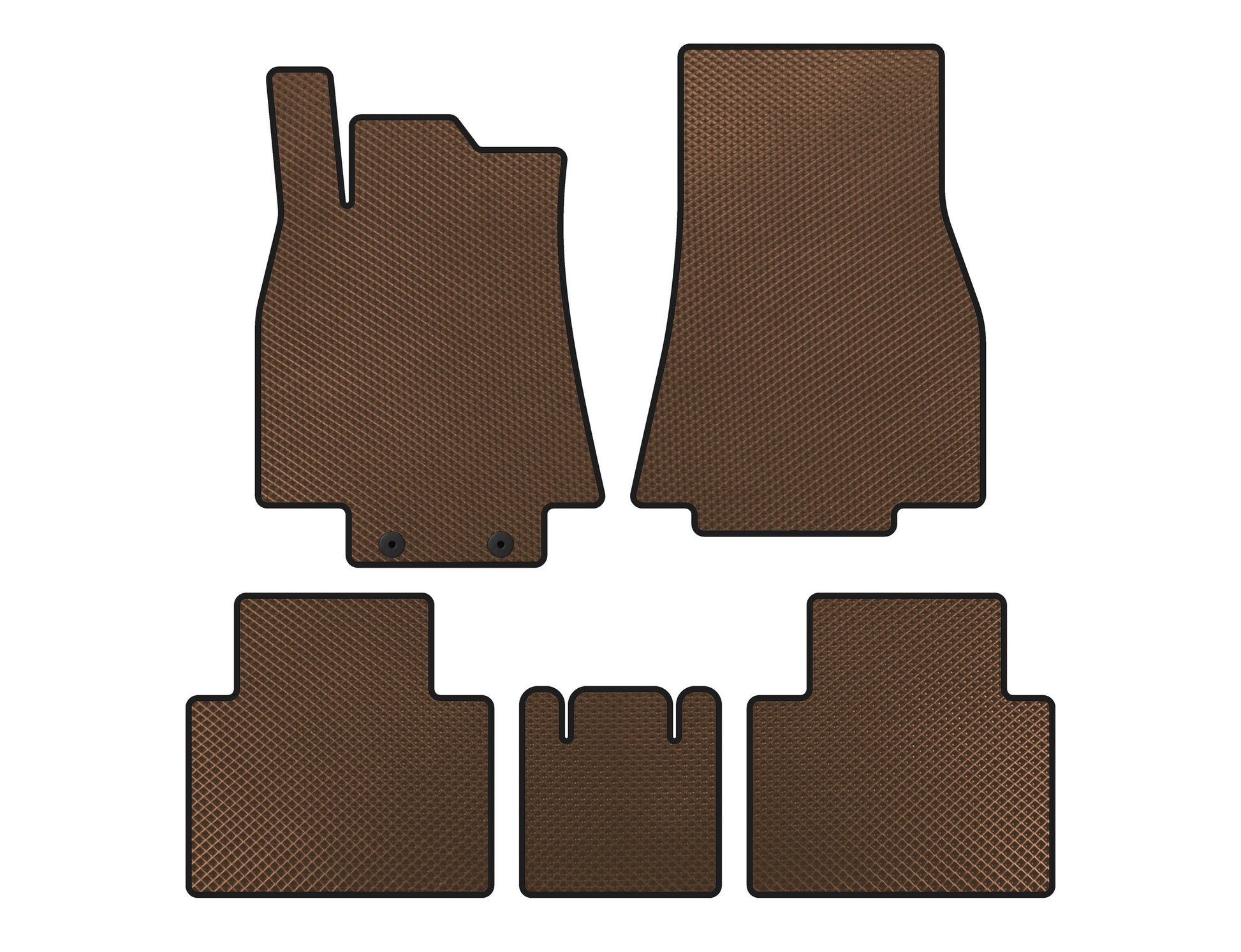 EVA Floor Mats (Brown) for Mercedes B-class W245 2005-2011 - image 1