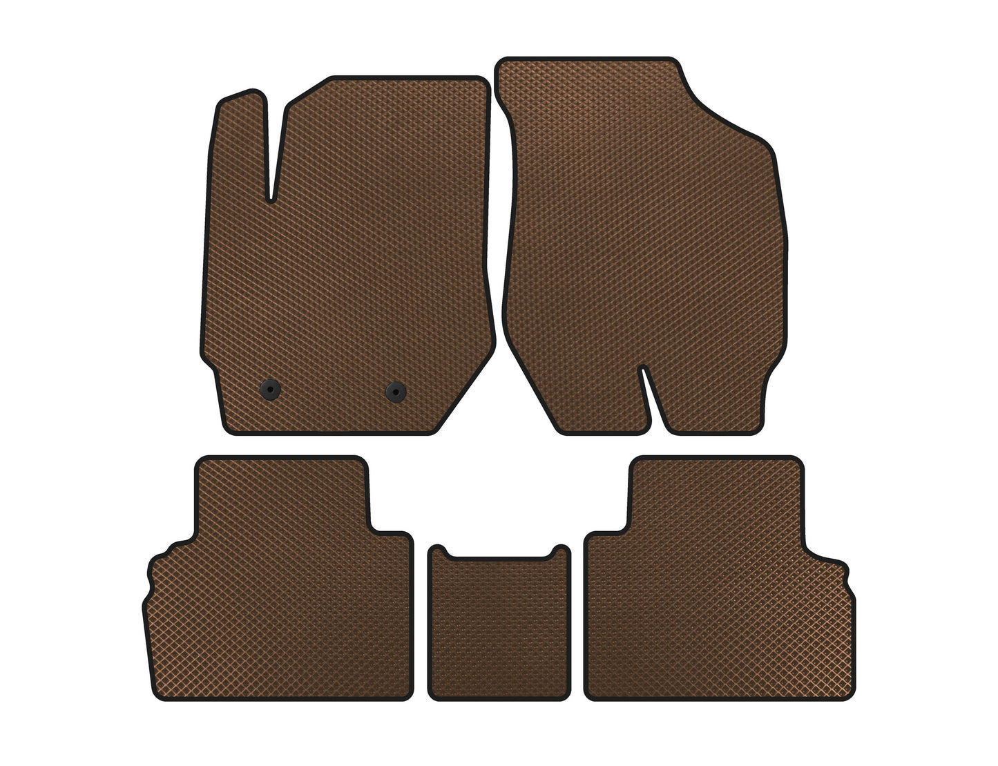 EVA Floor Mats (Brown) for Ford Escape 2008-2013 - image 1