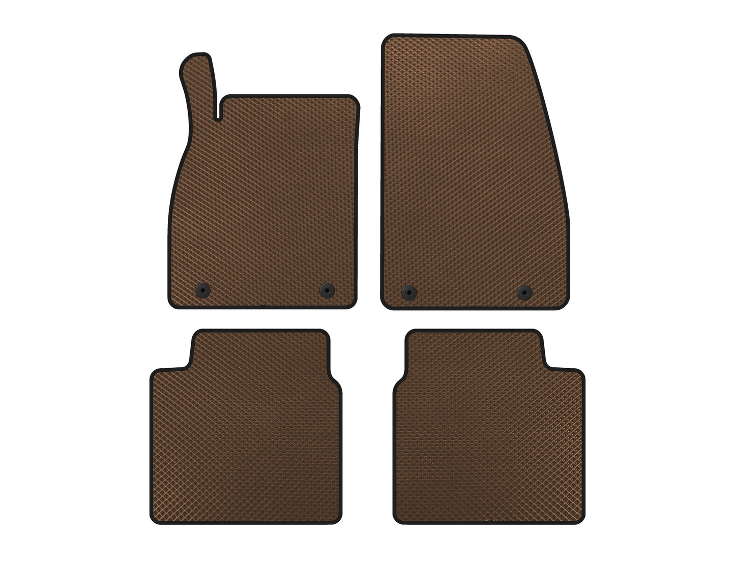 EVA Floor Mats (Brown) for Saab 9-5 2010-2012 - image 1