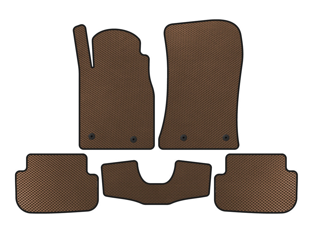 EVA Floor Mats (Brown) for Chevrolet Camaro 2009-2015 - image 1