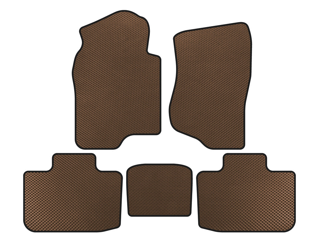 EVA Floor Mats (2 Rows, Brown) for Cadillac Escalade 2007-2014 - image 1