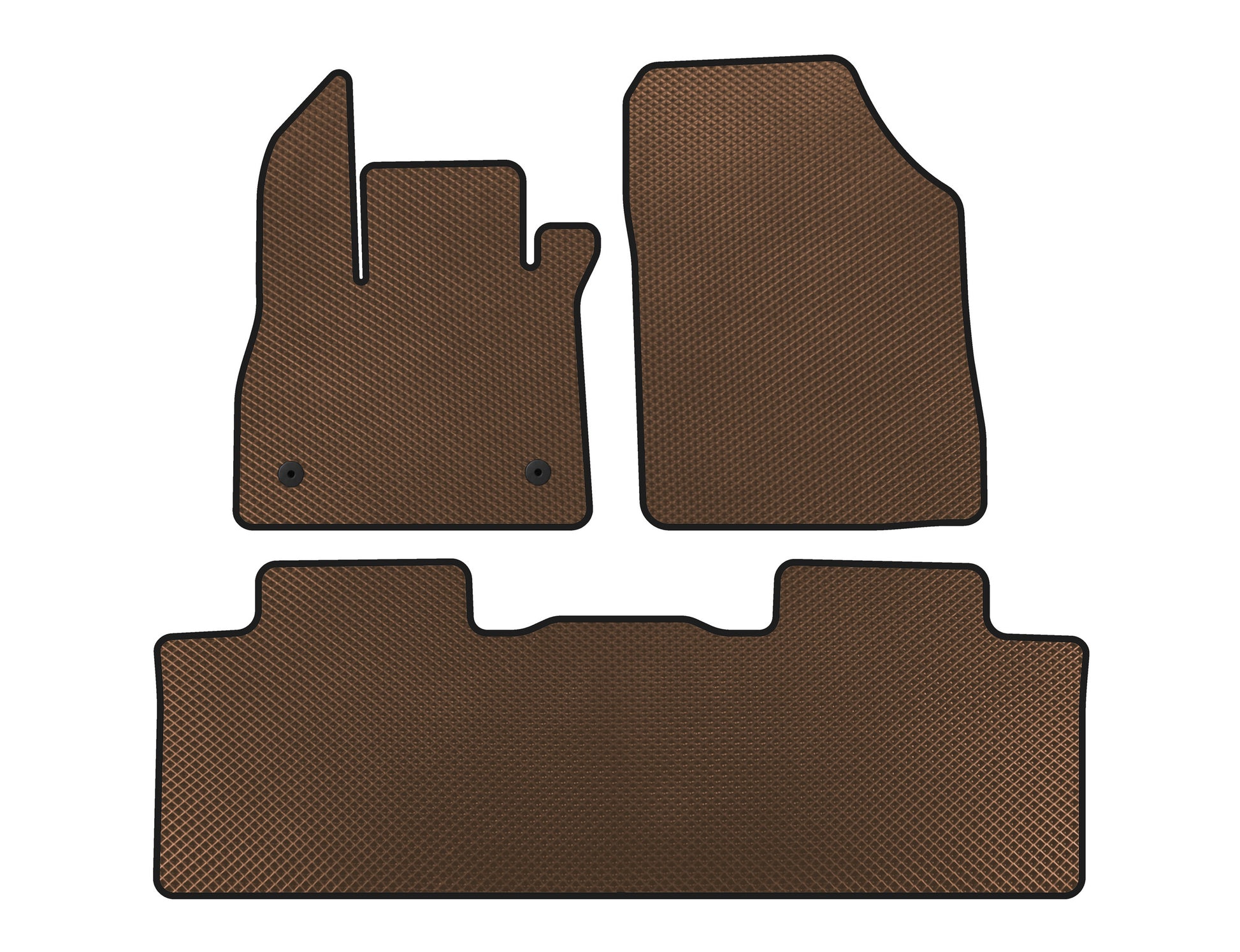 EVA Floor Mats (5-Seater, Brown) for Renault Espace 2014- - image 1