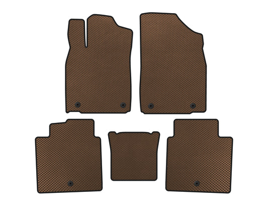 EVA Floor Mats (2012-2015, SD, Brown) for Lexus ES 2012-2018 - image 1
