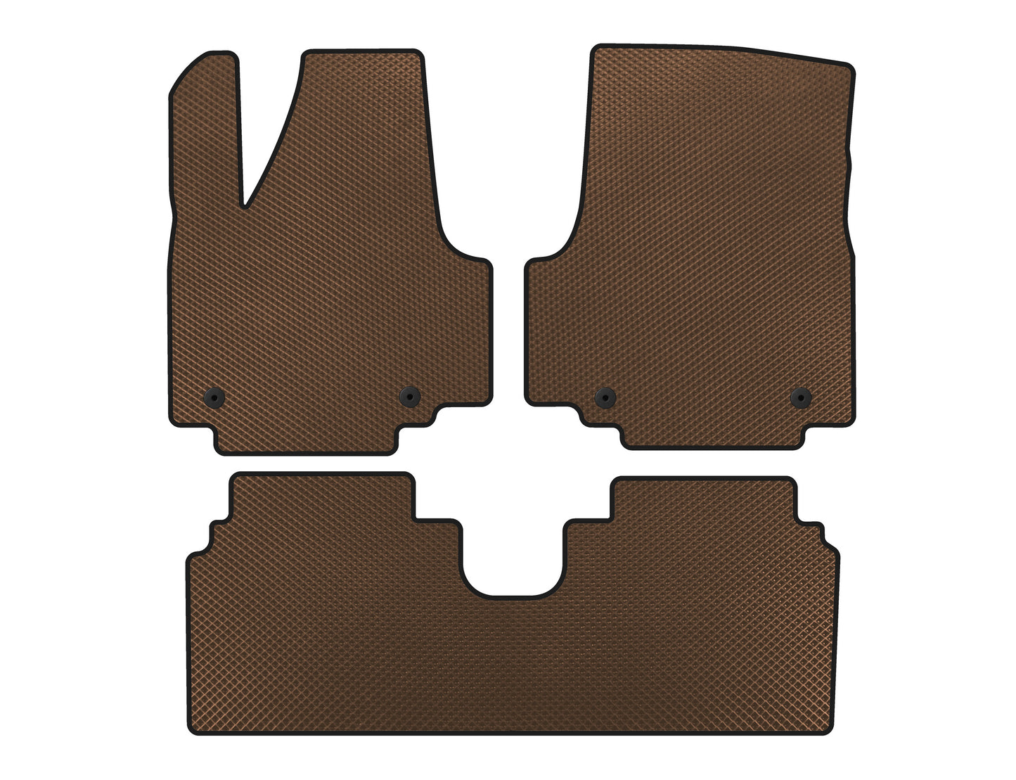 EVA Floor Mats (Electric, Brown) for Hyundai Ioniq 5 2021- - image 1