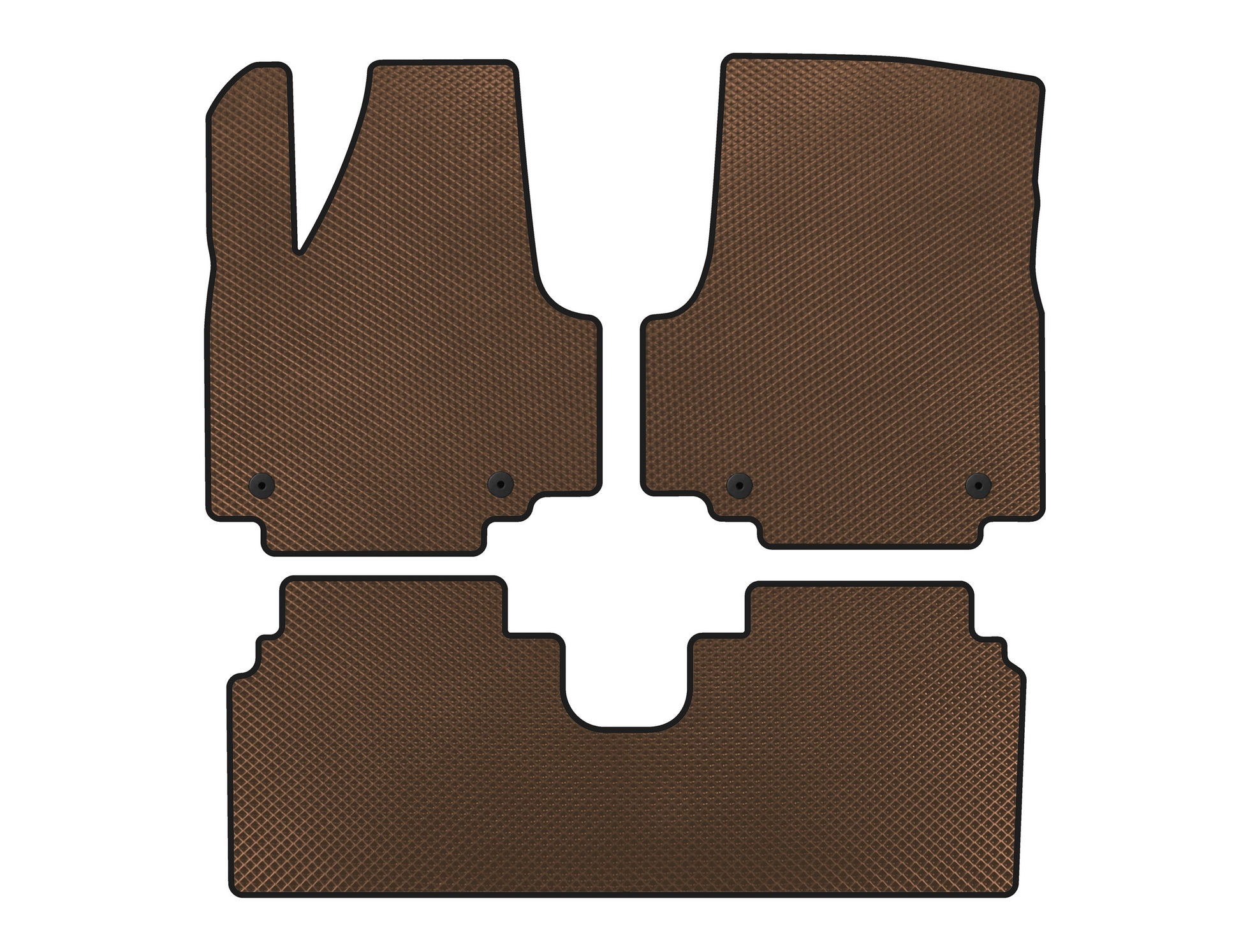EVA Floor Mats (Electric, Brown) for Hyundai Ioniq 5 2021- - image 1