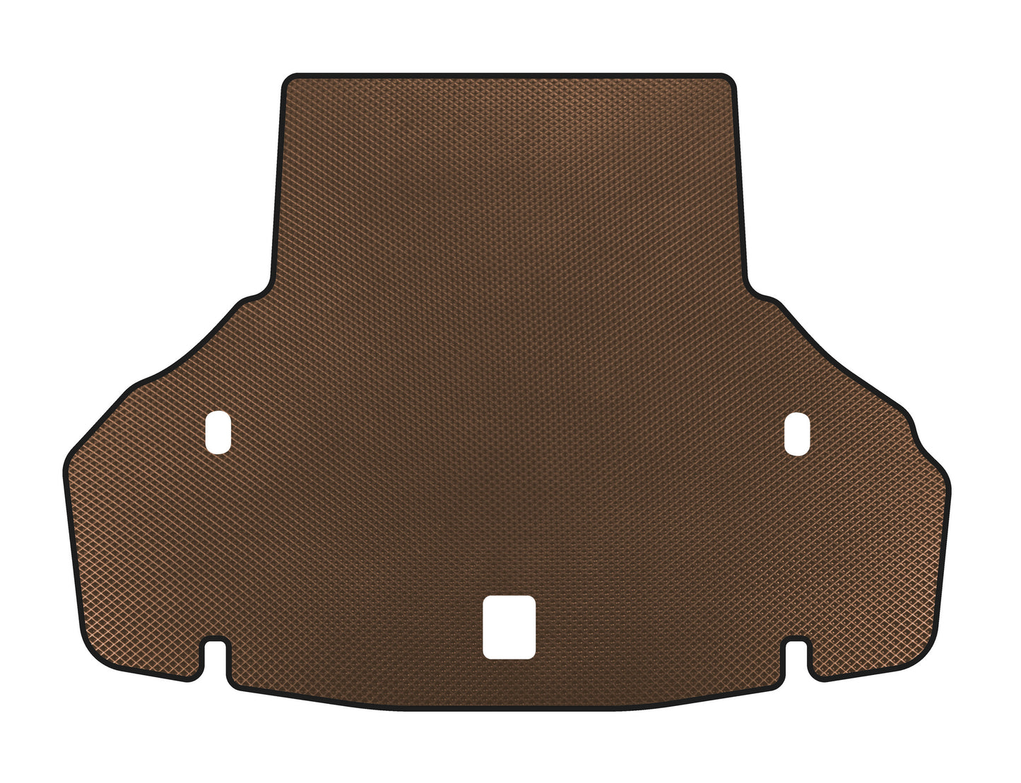 Trunk mat (2007-2009, SD, Not all-wheel drive, USA, Brown) for Lexus LS 2007-2017 - image 1