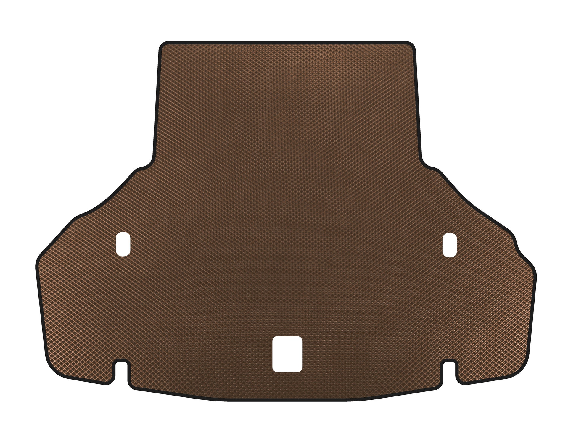 Trunk mat (2007-2009, SD, Not all-wheel drive, USA, Brown) for Lexus LS 2007-2017 - image 1