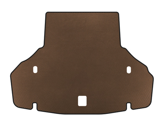 Trunk mat (2007-2009, SD, Not all-wheel drive, USA, Brown) for Lexus LS 2007-2017 - image 1