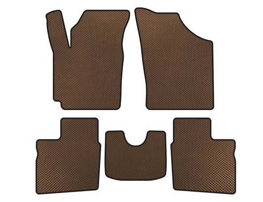EVA floor mats (2005-2009, SD, Brown) for Geely CK-1 - image 1