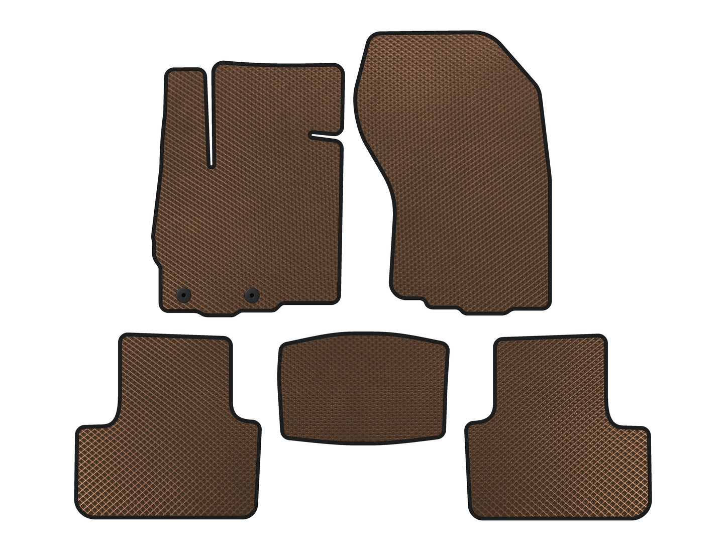 EVA Floor Mats (Brown) for Peugeot 4008 2012-2017 - image 1