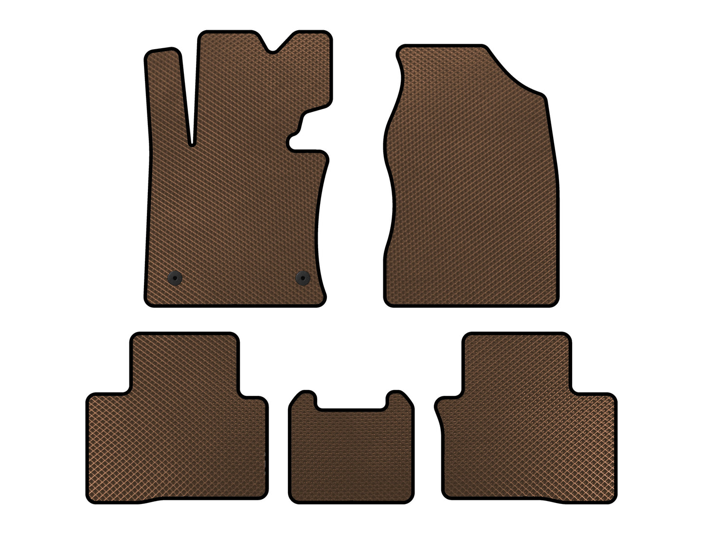 EVA Floor Mats (Brown) for SsangYong Tivoli 2015- - image 1