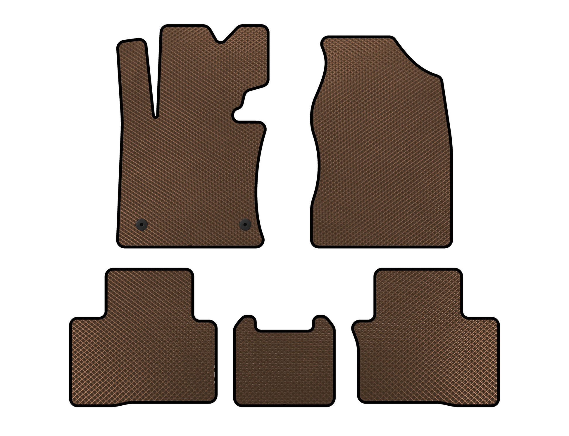 EVA Floor Mats (Brown) for SsangYong Tivoli 2015- - image 1