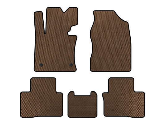 EVA Floor Mats (Brown) for SsangYong Tivoli 2015- - image 1