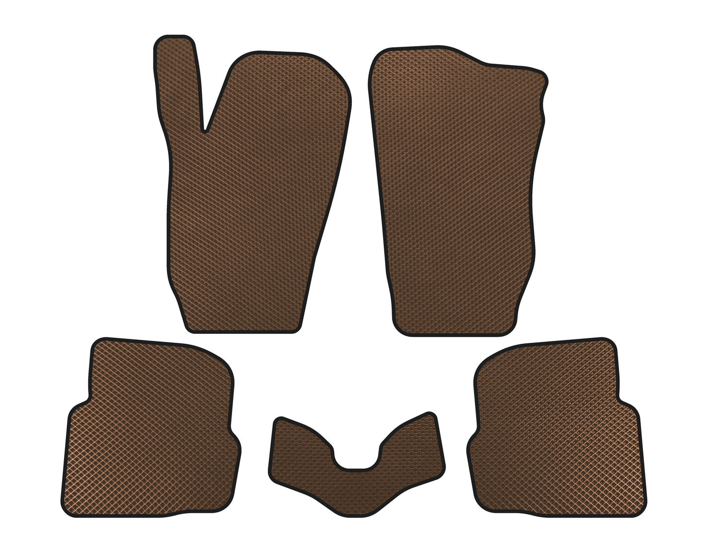 EVA Floor Mats (SD, Brown) for Seat Cordoba 2000-2009 - image 1