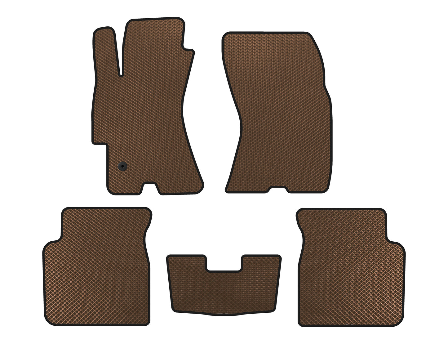 EVA Floor Mats (Brown) for Subaru Outback 2005-2009 - image 1