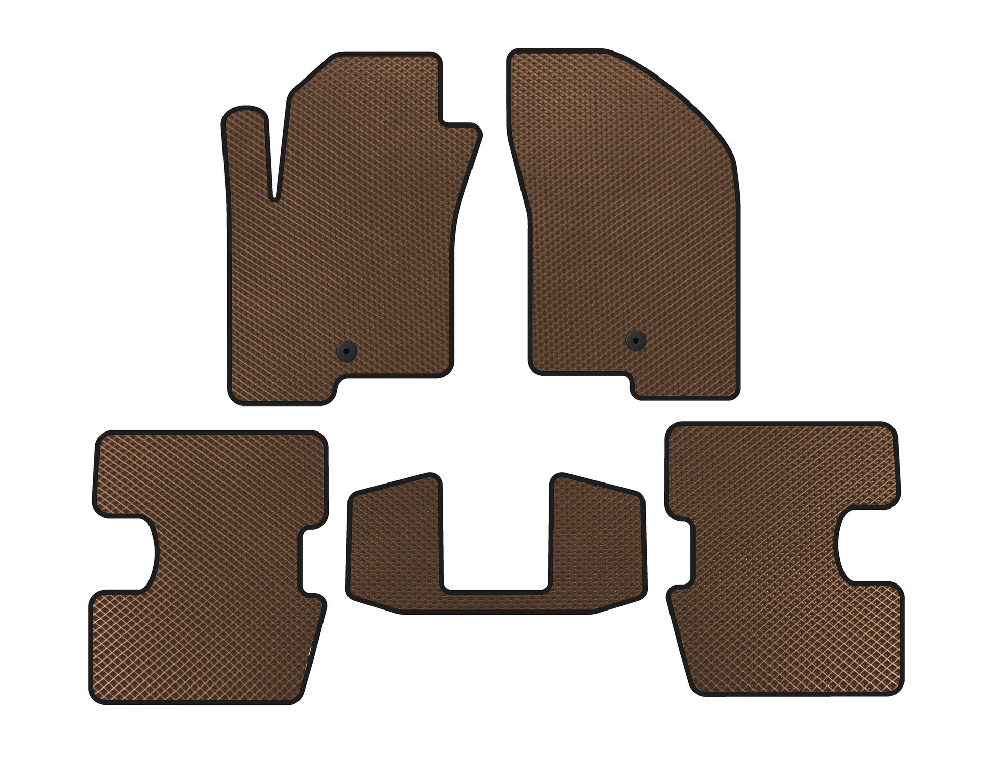 EVA Floor Mats (Brown) for Jeep Patriot 2007-2016 - image 1