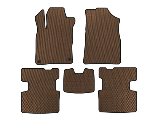 EVA Floor Mats (Brown) for Honda Insight III 2018-2022 - image 1
