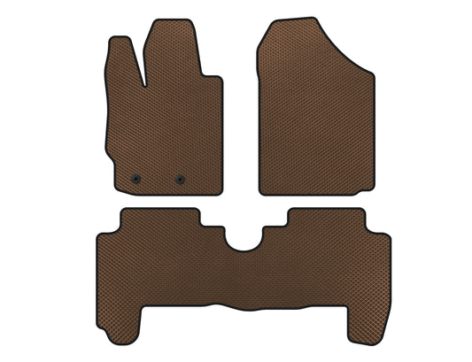 EVA Floor Mats (HB, 5-Door, Brown) for Toyota Yaris 2006-2011 - image 1