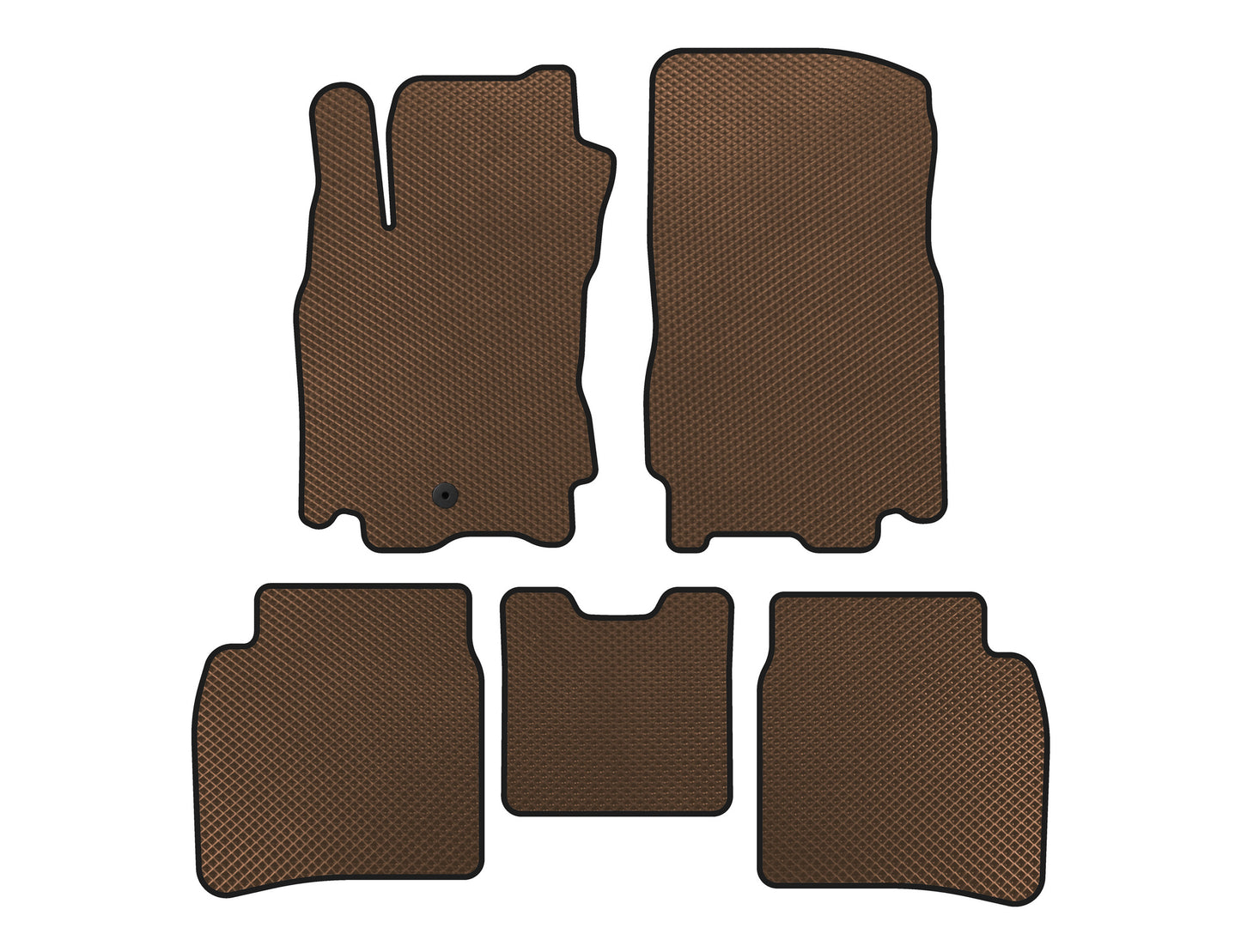 EVA Floor Mats (Brown) for Nissan Note 2004-2012 - image 1