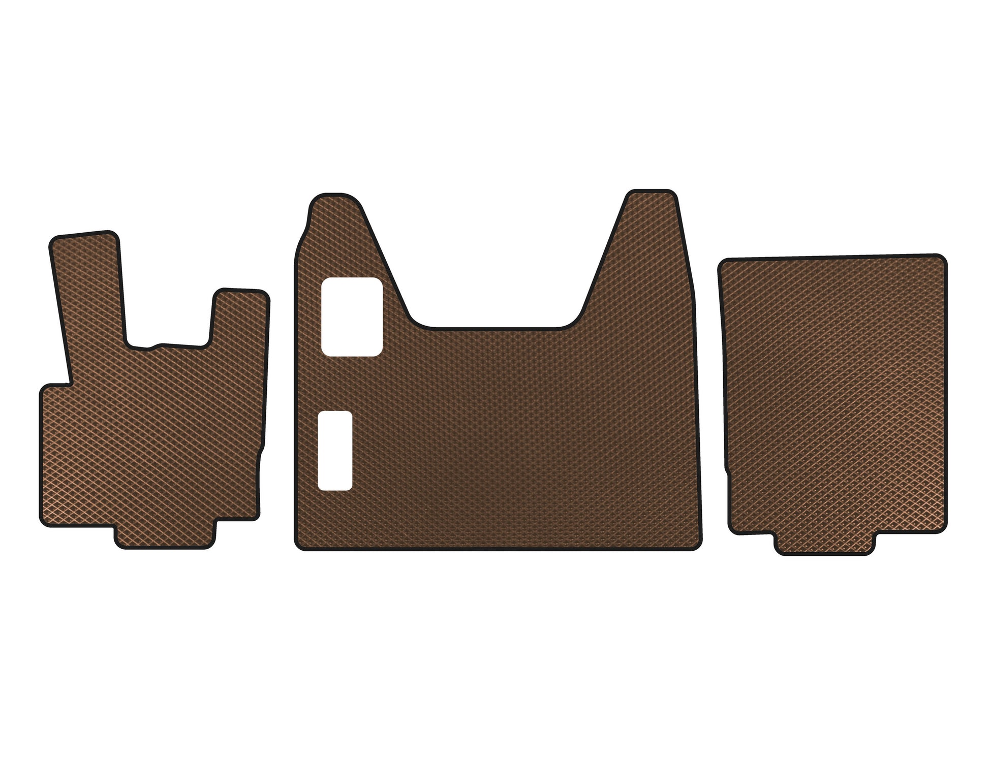 EVA Floor Mats (Brown) for DAF XF95 2002-2006 - image 1