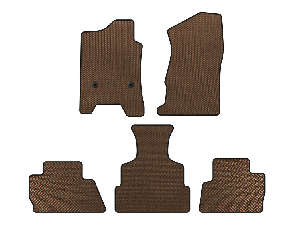 EVA Floor Mats (2014-2020, Brown) for Chevrolet Tahoe 2014-2019 - image 1