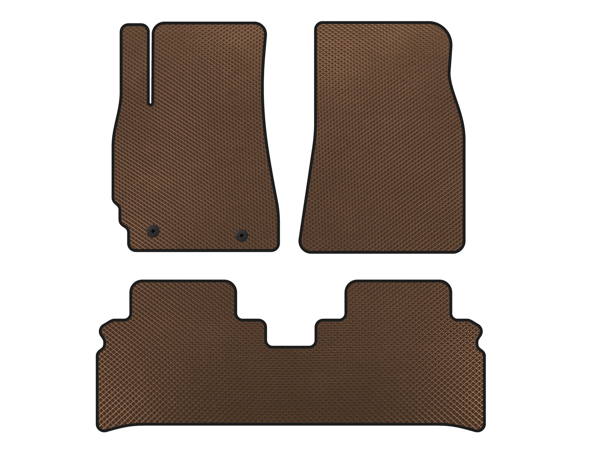 EVA Floor Mats (Brown) for Toyota Highlander 2000-2008 - image 1