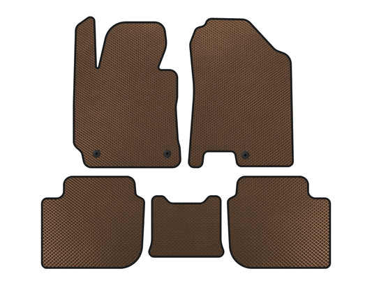 EVA Floor Mats (SD, Brown) for Kia Cerato 3 2013-2018 - image 1