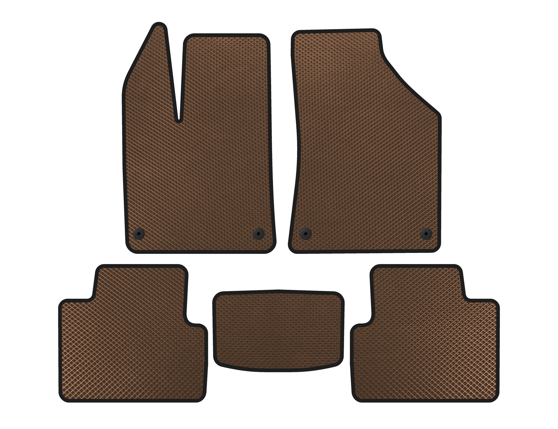 EVA Floor Mats (Brown) for Chrysler 200 I 2010-2014 - image 1