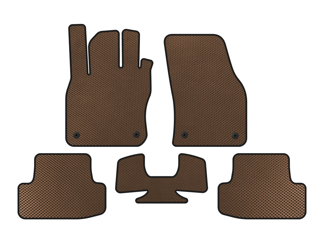 EVA Floor Mats (Brown) for Audi Q2 2016- - image 1