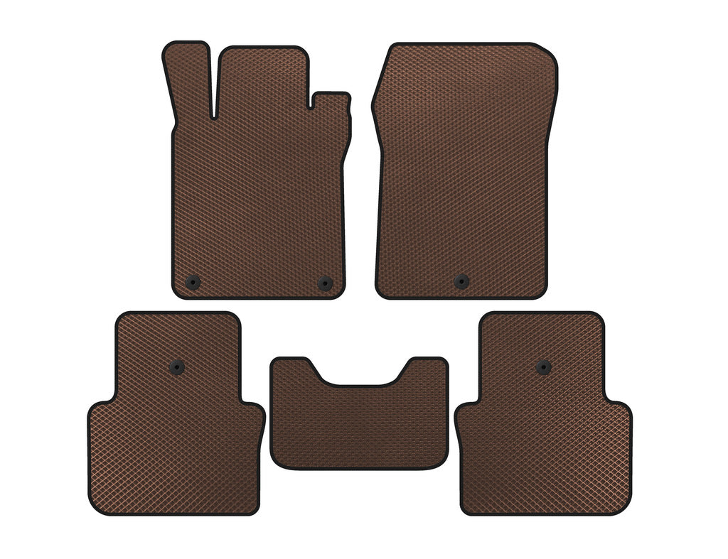 EVA Floor Mats (SD, Brown) for Acura TLX 2014-2020 - image 1