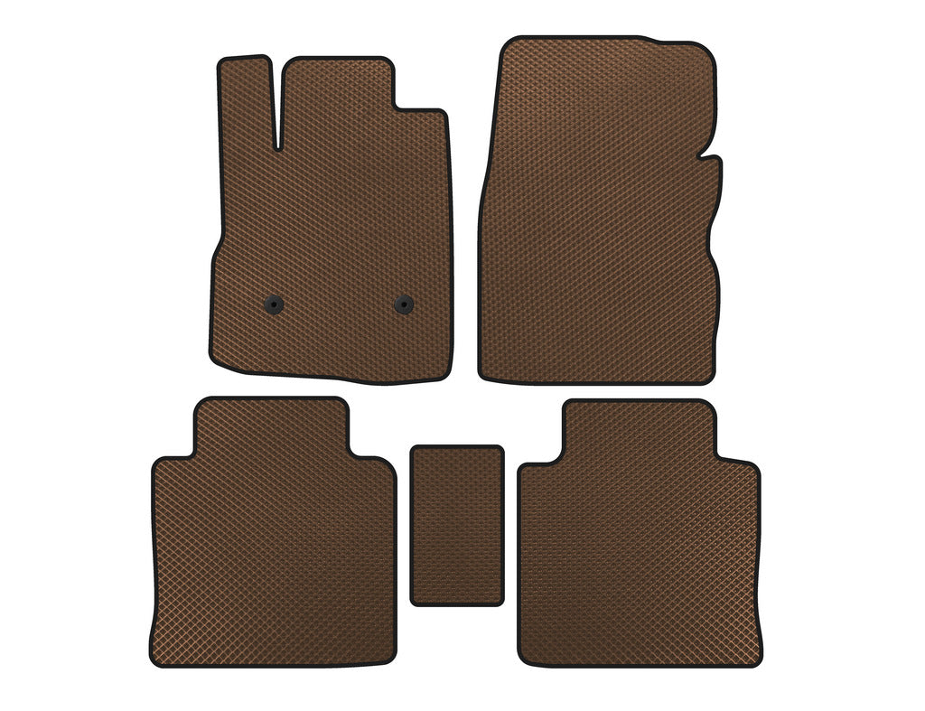 EVA Floor Mats (2009-2015, Brown) for Chevrolet Equinox 2009-2016 - image 1