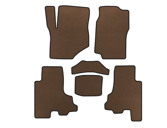 EVA Floor Mats (Brown) for Chevrolet Trailblazer 2002-2012 - image 1