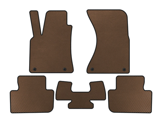 EVA Floor Mats (2014-2018, Brown) for Porsche Macan 2014-2024 - image 1