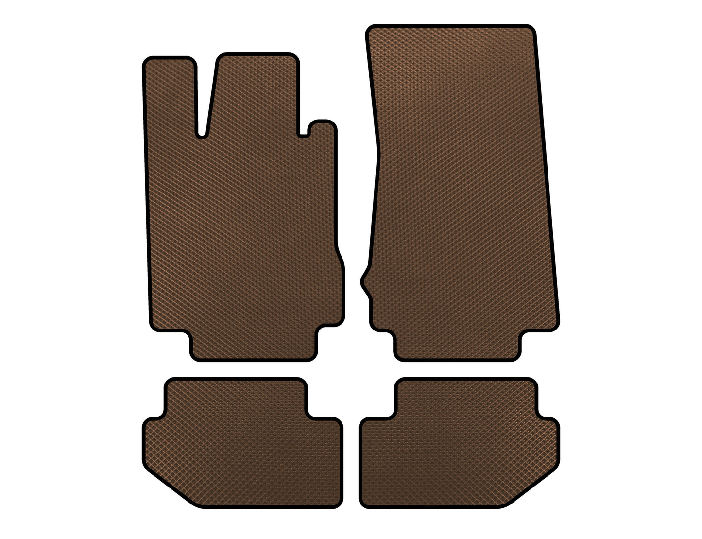 EVA Floor Mats (Brown) for Mercedes CL-class C215 1999-2006 - image 1