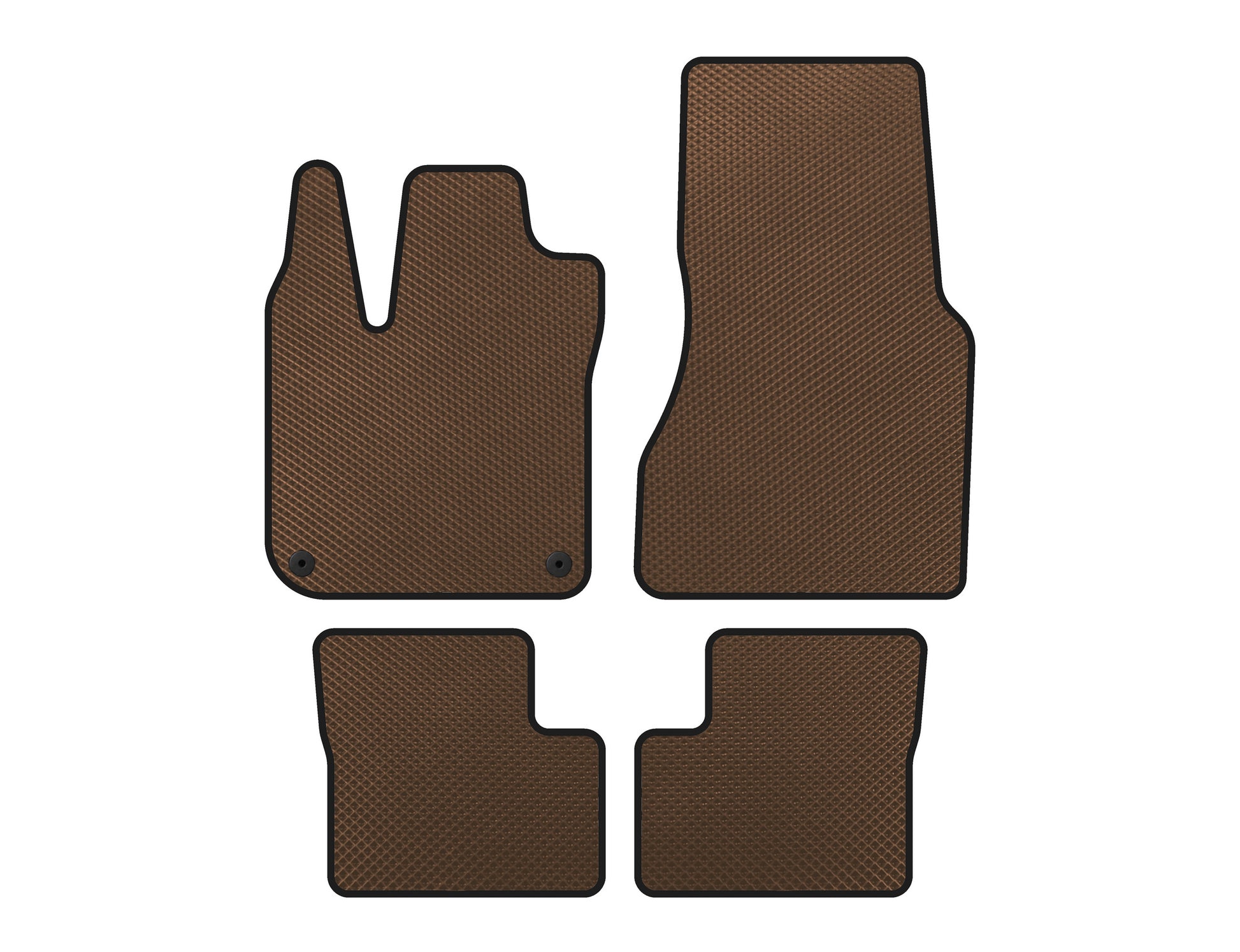 EVA Floor Mats (HB, 5-Door, Brown) for Smart 2014- - image 1