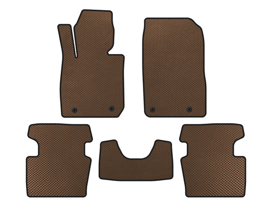 EVA floor mats (2018+, Brown) for Mazda CX-3 2015↗ - image 1