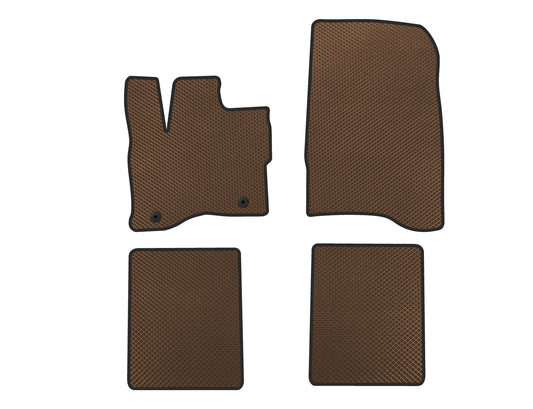 EVA Floor Mats (SD, USA, Brown) for Ford Taurus 2015- - image 1