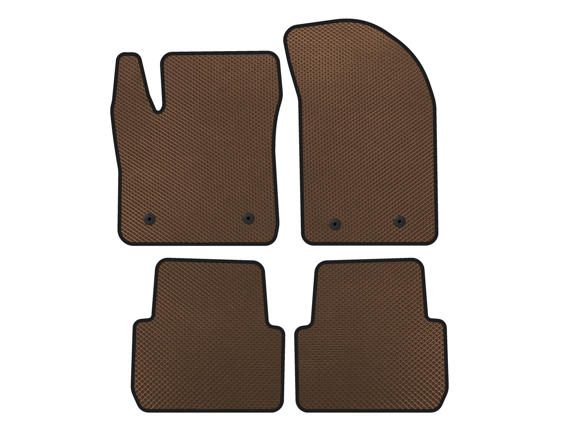 EVA Floor Mats (SD, Brown) for Chrysler 200 I 2010-2014 - image 1