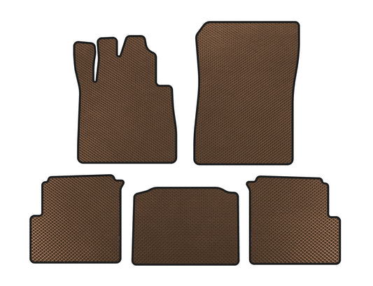 EVA Floor Mats (2012-2015, 5-Door, Brown) for Mercedes G сlass W463 1990-2018 - image 1
