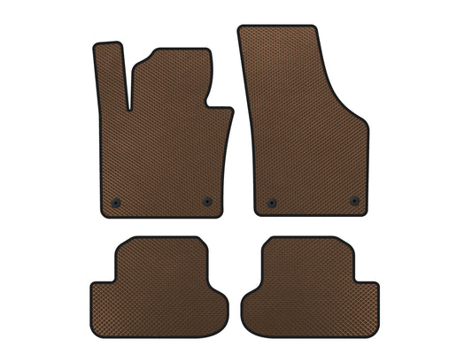EVA Floor Mats (HB, Brown) for Volkswagen Beetle 2011-2015 - image 1