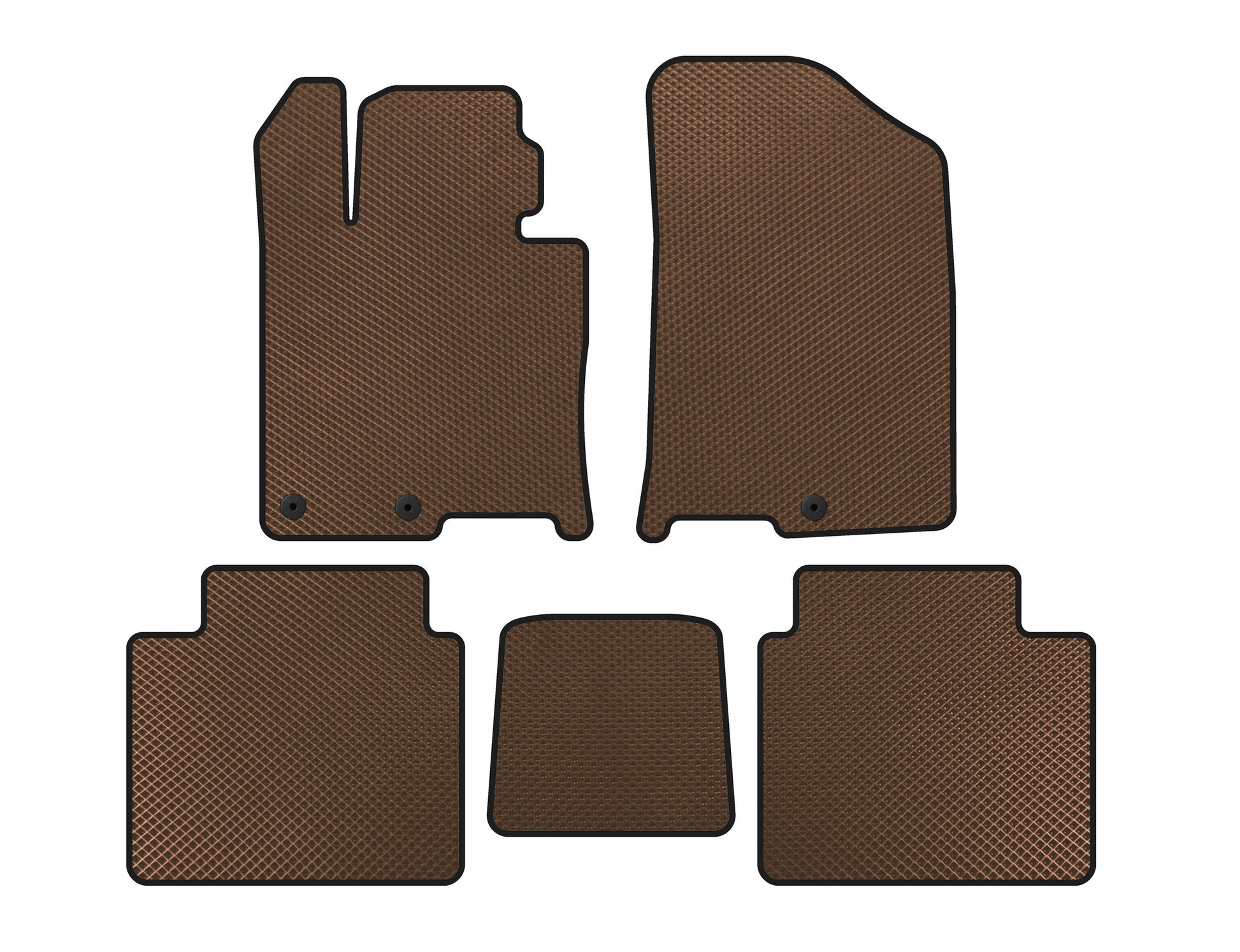 EVA Floor Mats (Brown) for Kia Optima 2016- - image 1