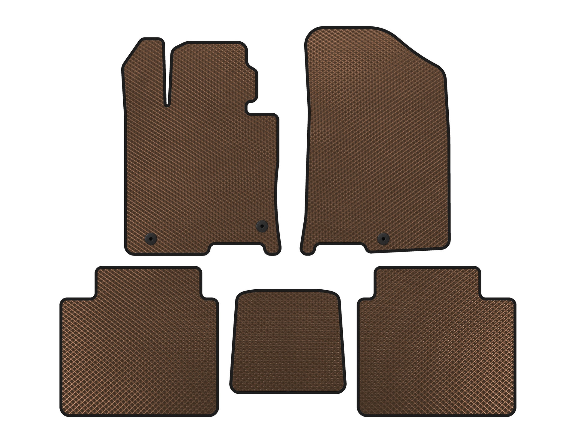EVA Floor Mats (Brown) for Kia Optima 2016- - image 2