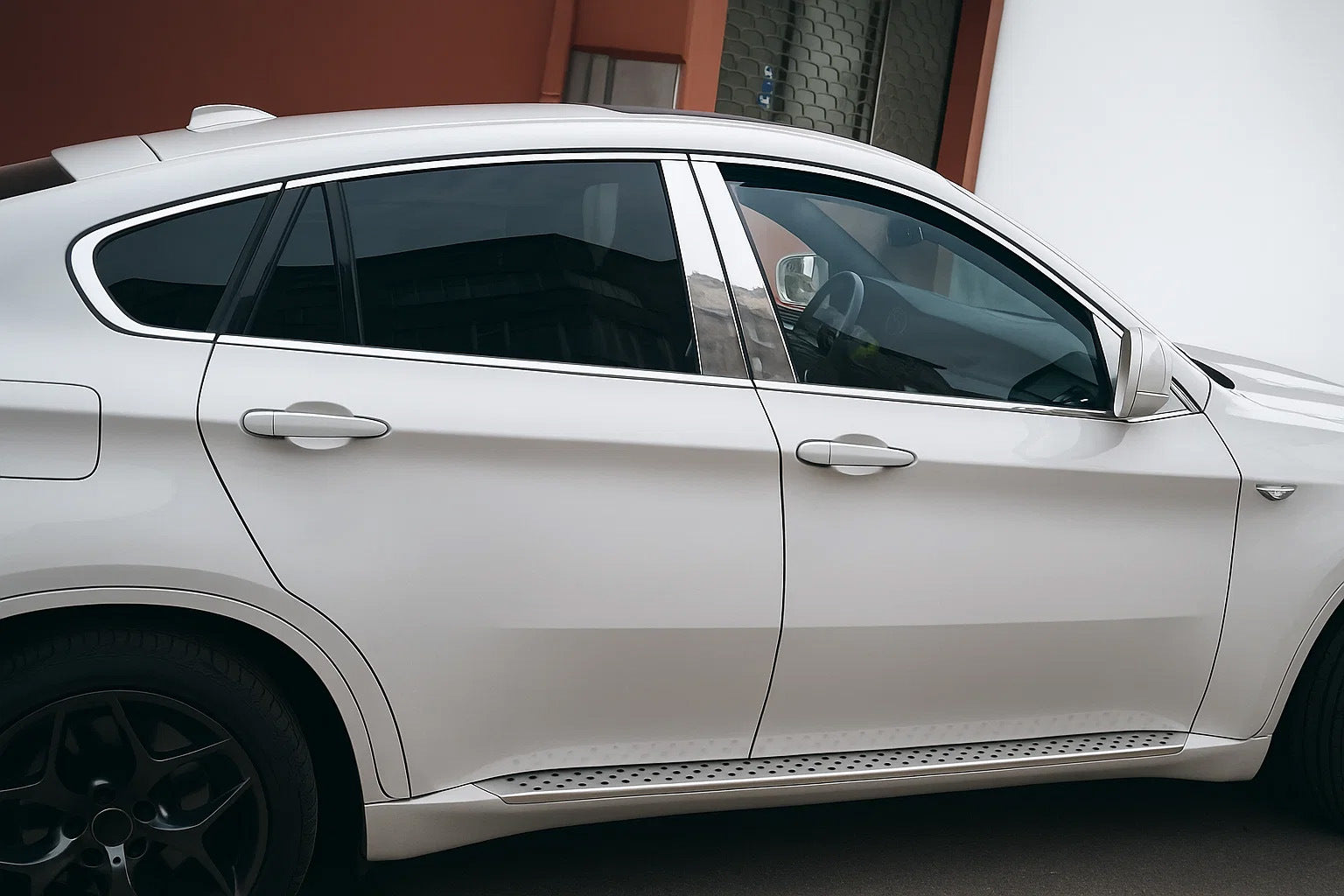 Full Window Trim Stainless Steel (10 pcs) for BMW X6 E-71 2008-2014 - image 1