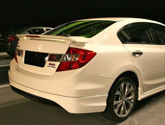 Rear bumper cover (primed for painting) for Honda Civic Sedan IX 2011-2016 - image 1