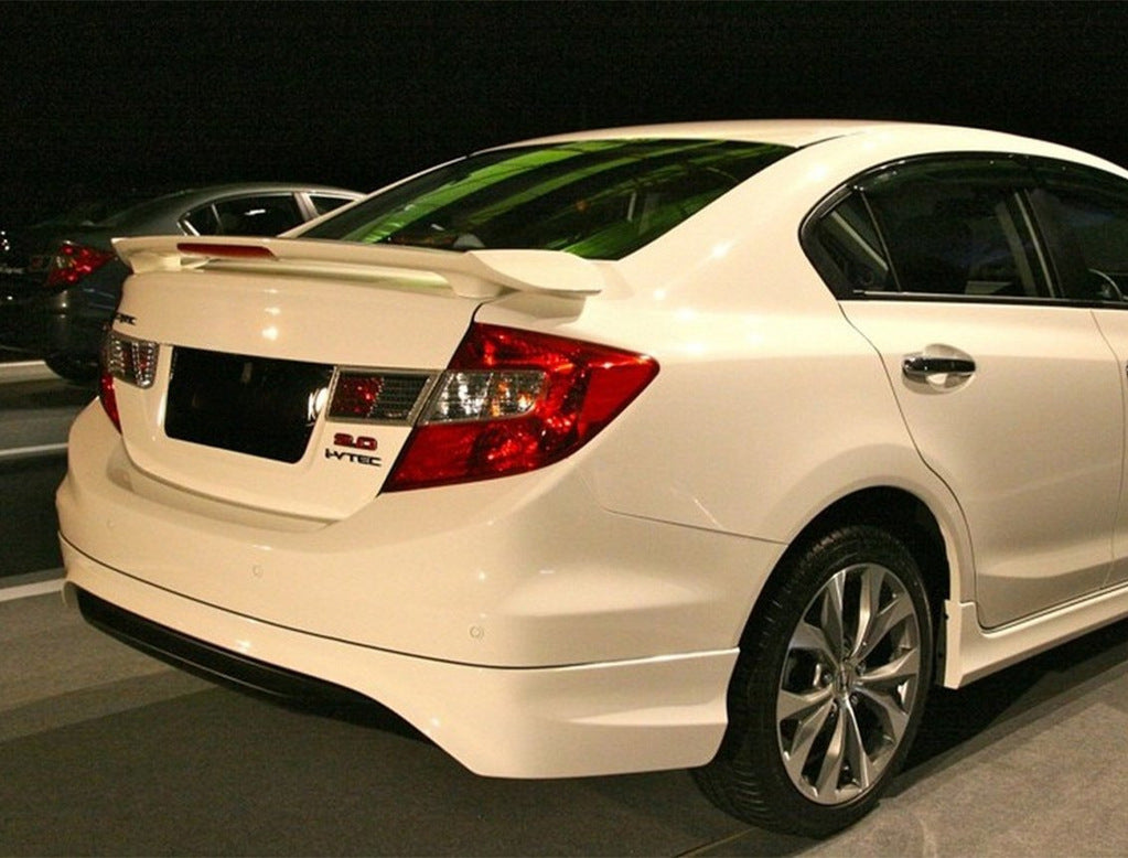 Rear bumper cover (primed for painting) for Honda Civic Sedan IX 2011-2016 - image 1