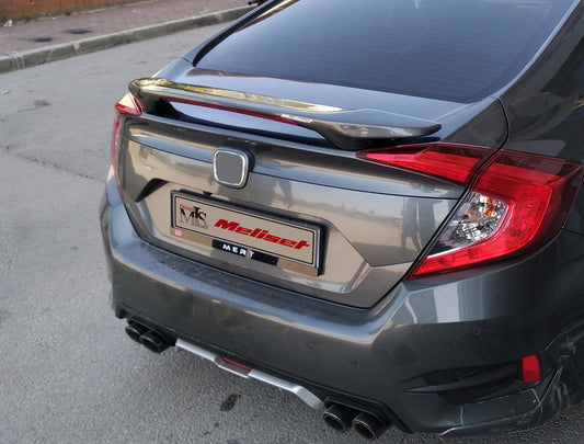 Isikli Spoiler (primed for painting) for Honda Civic Sedan X 2016-2021 - image 1
