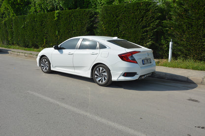 Rear bumper corner pieces (primed for painting) for Honda Civic Sedan X 2016-2021 - image 3