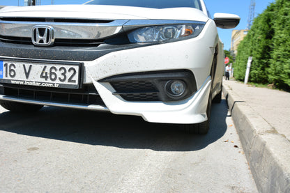 Front bumper corners (primed for painting) for Honda Civic Sedan X 2016-2021 - image 3